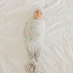 Blankets|Sleep Sacks + Wraps-Copper Pearl Knit Swaddle Blanket