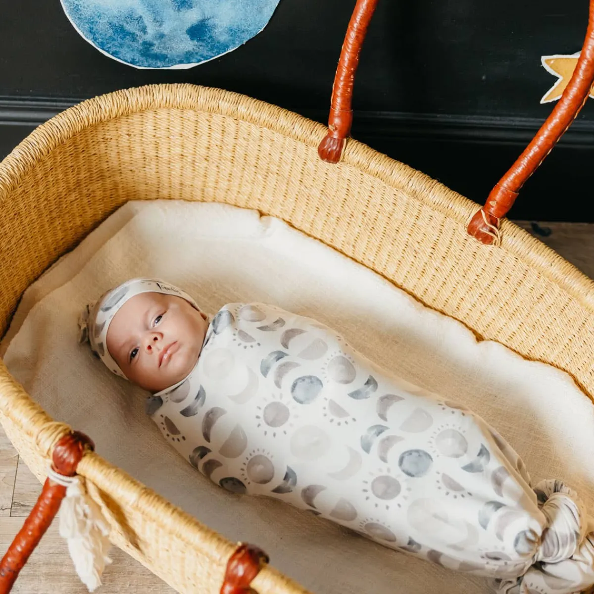 Blankets|Sleep Sacks + Wraps-Copper Pearl Knit Swaddle Blanket