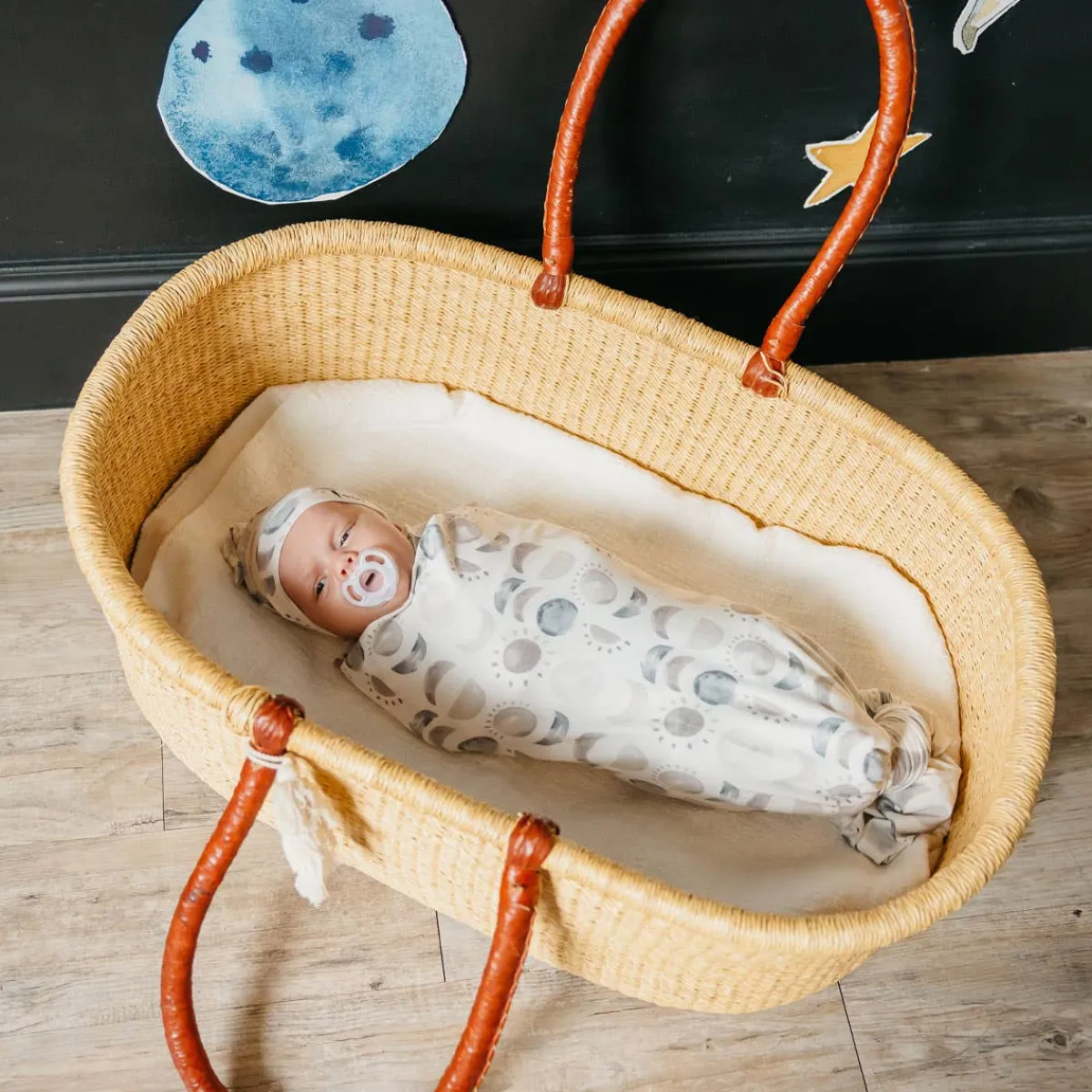 Blankets|Sleep Sacks + Wraps-Copper Pearl Knit Swaddle Blanket