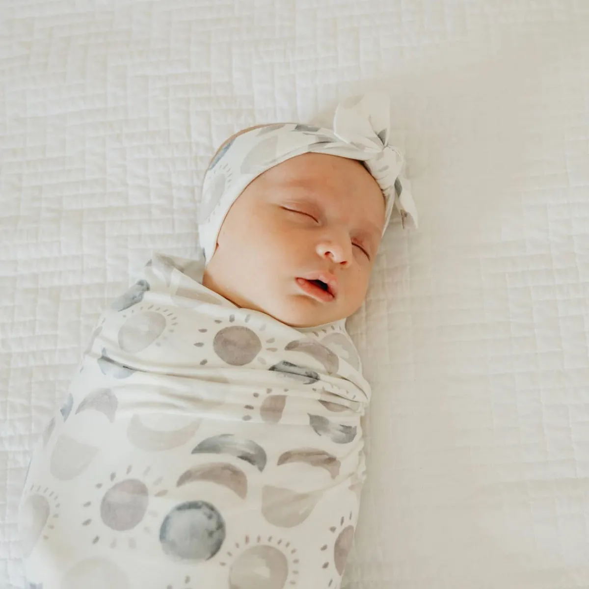 Blankets|Sleep Sacks + Wraps-Copper Pearl Knit Swaddle Blanket