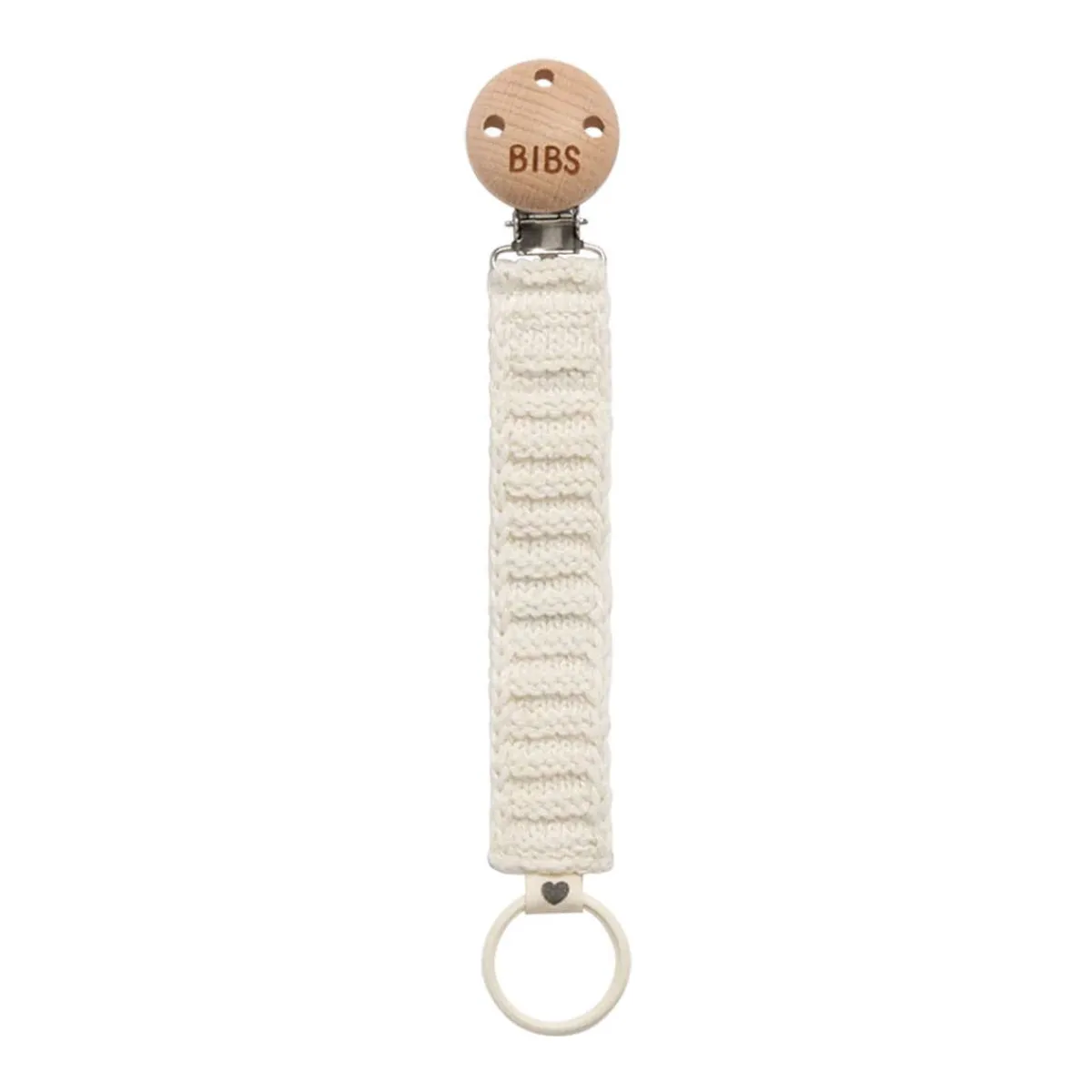 Pacifier Clips|Pacifiers + Clips-Bibs Knitted Pacifier Braid Clip