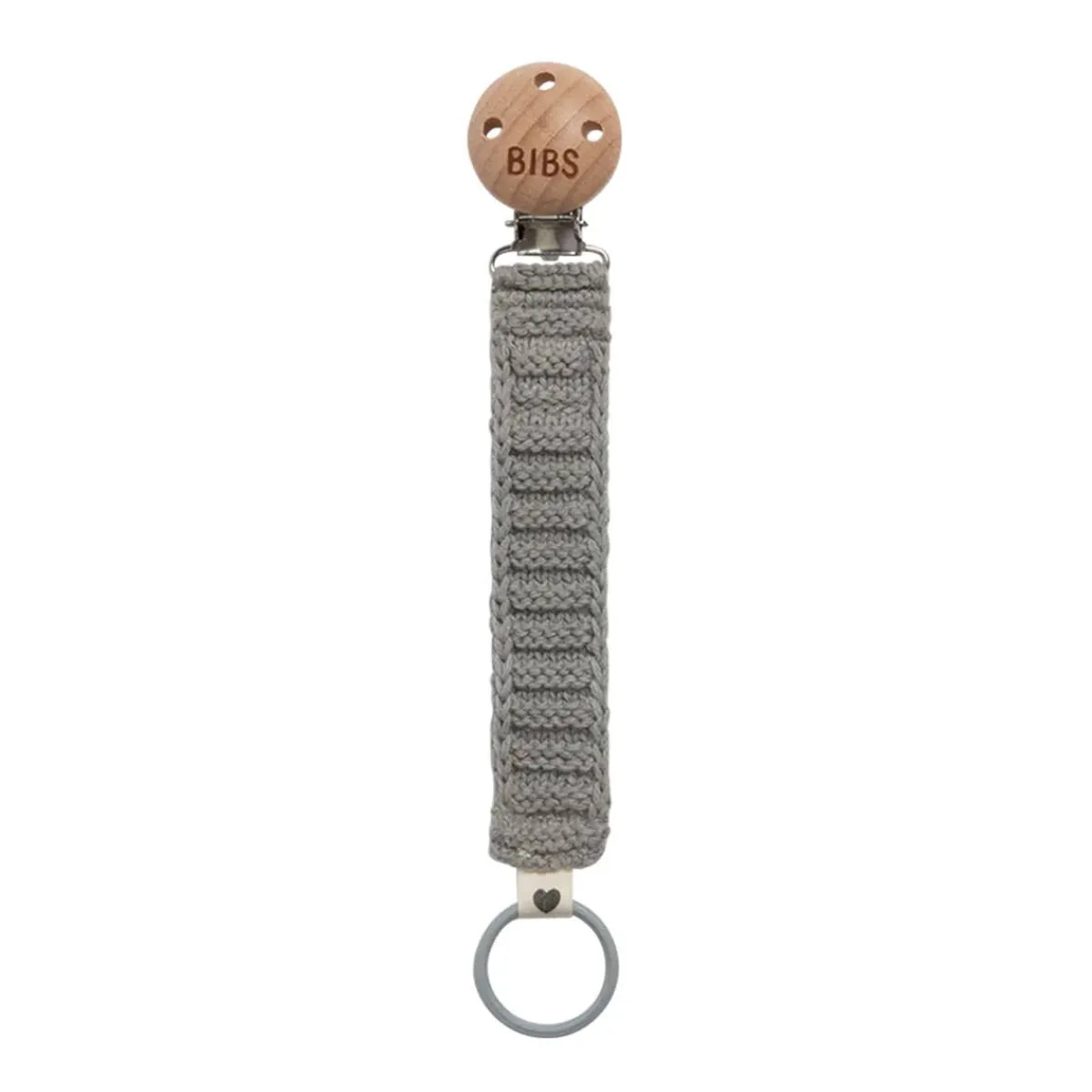 Pacifier Clips|Pacifiers + Clips-Bibs Knitted Pacifier Braid Clip