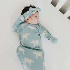 Nightgowns-Copper Pearl Knotted Gown