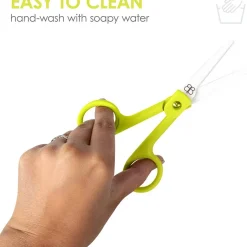 Kids Utensils|Toddler Training Utensils-Bbluv Küt Ceramic Food Scissors