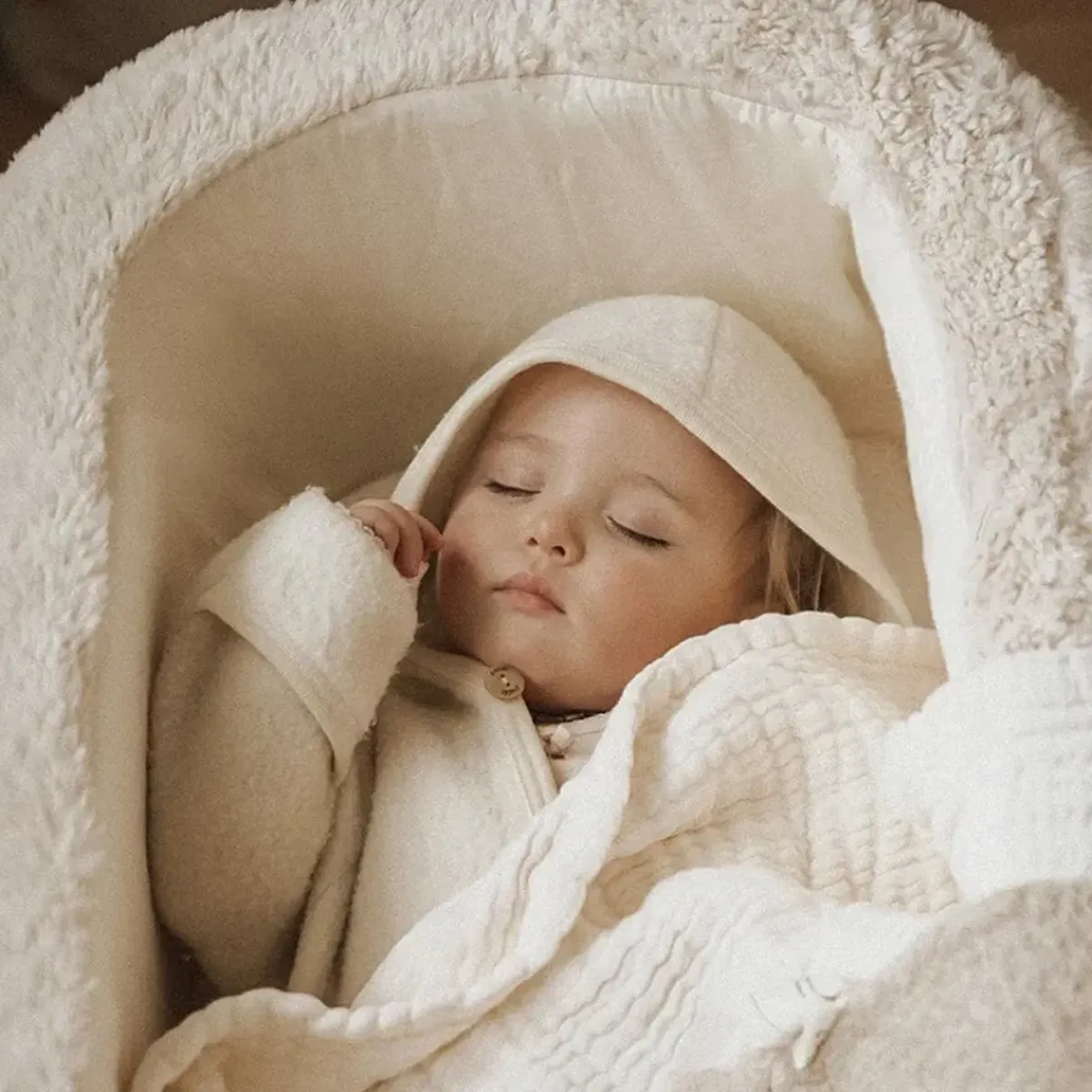 Bassinets-Charlie Crane KUKO Bassinet with Sheet