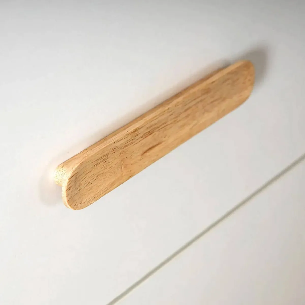 Dressers-dadada Lala 3 Drawer Dresser White/Red Oak