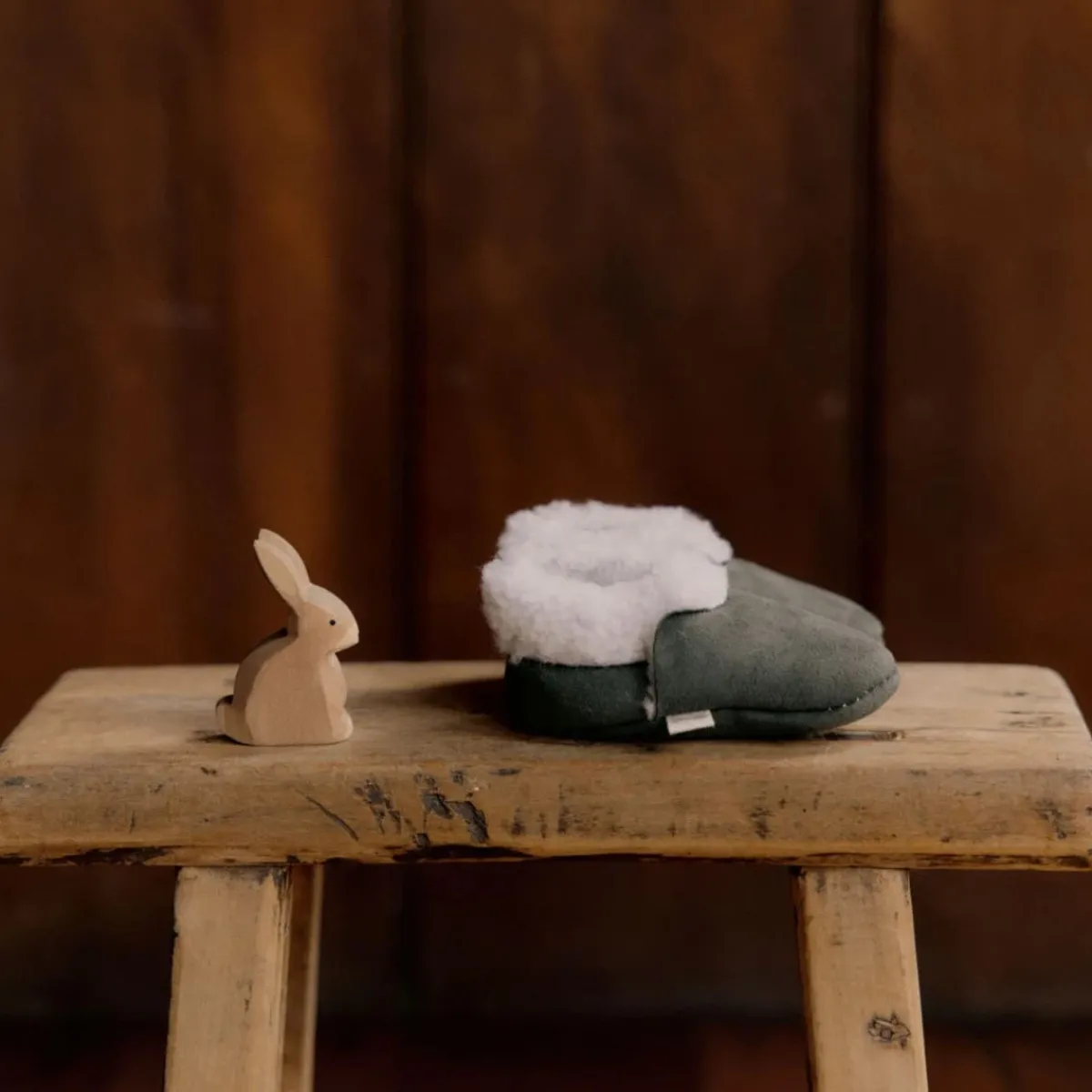 Infant Socks + Booties-Nature Baby Lambskin Booties