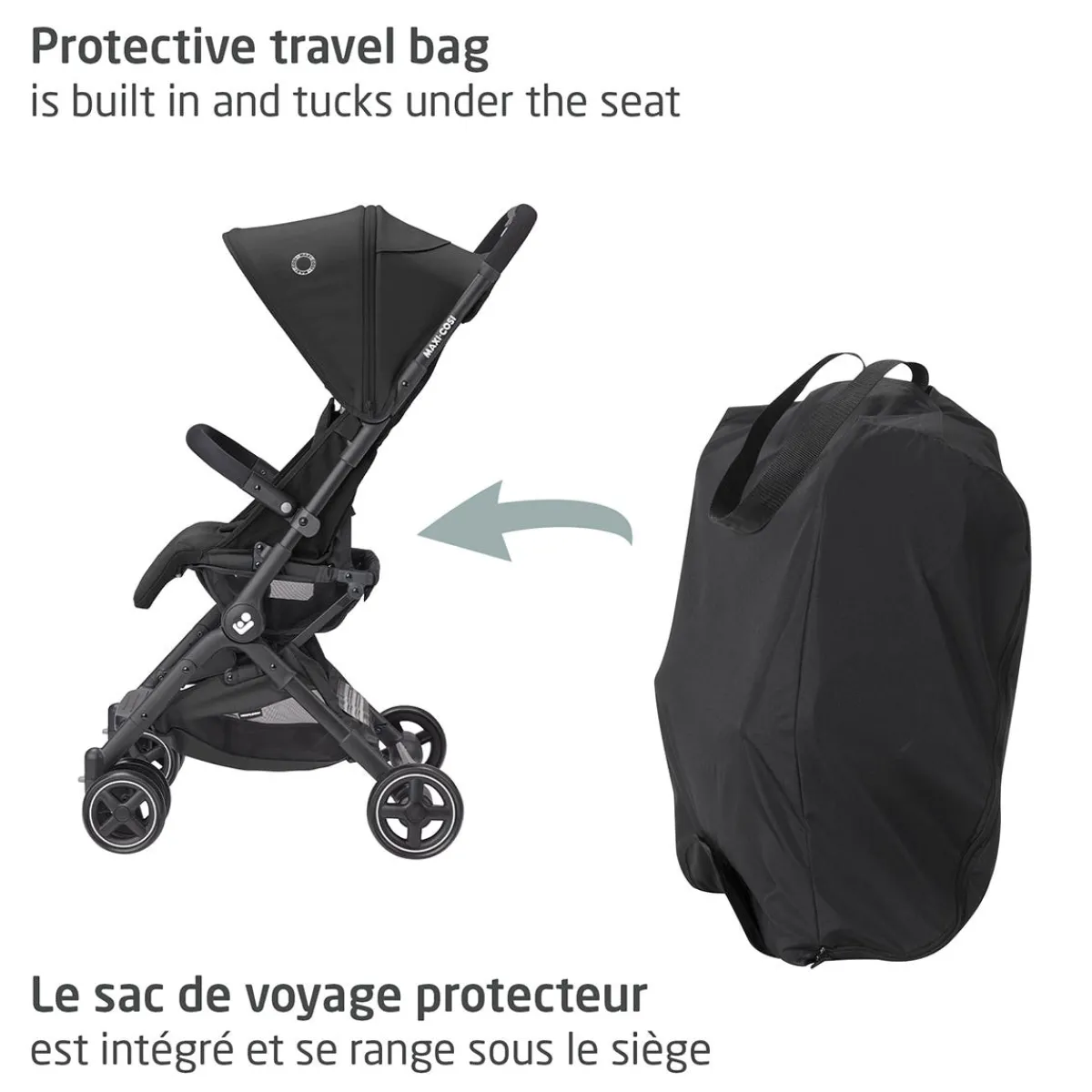 Travel Strollers-Maxi-Cosi Lara Ultracompact Stroller