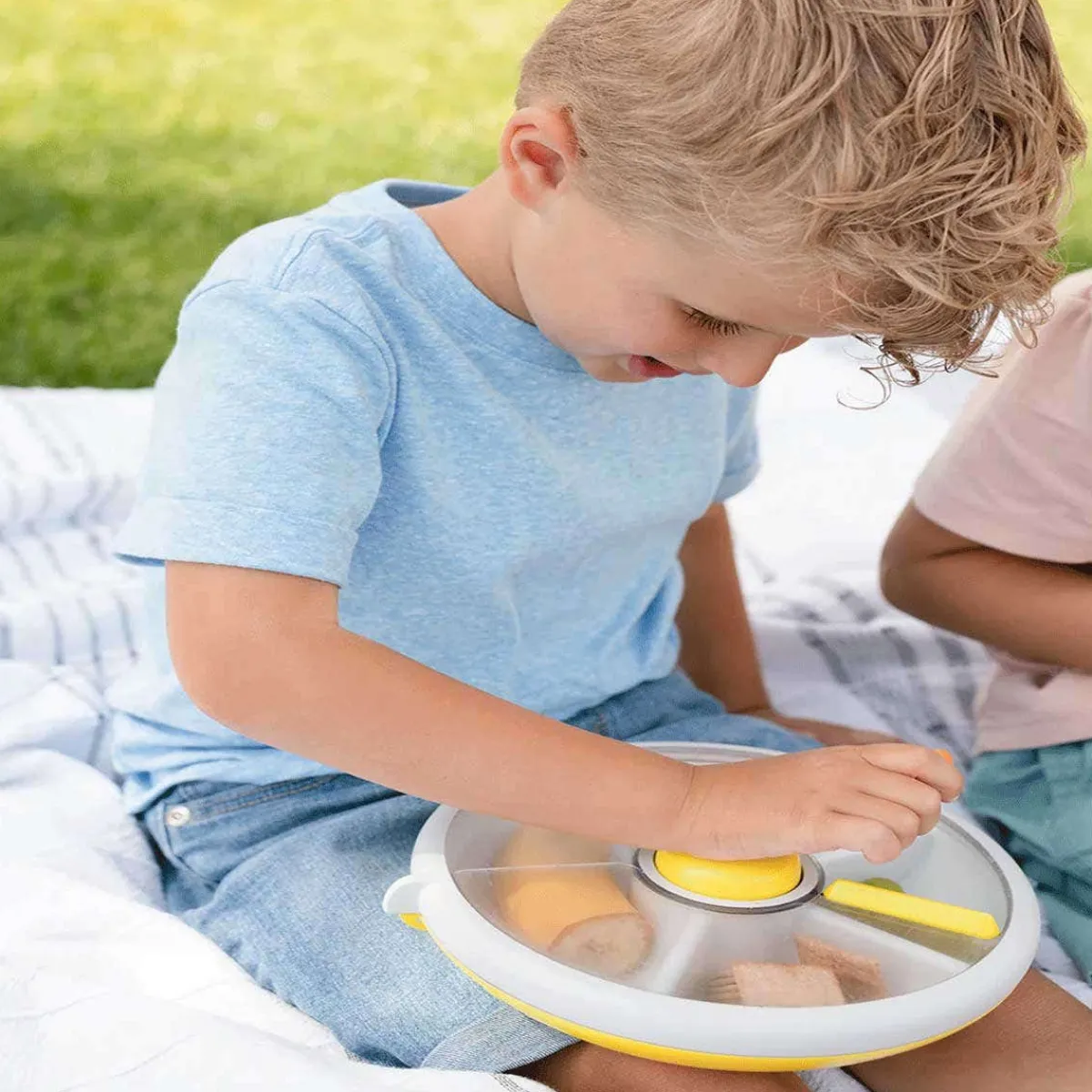 Kids Lunch Bags & Boxes|Baby Food Prep + Storage-GoBe Large Snack Spinner