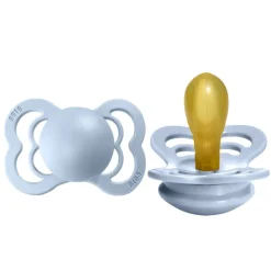 Pacifiers + Clips-Bibs Latex Supreme Pacifier (2 Pack)
