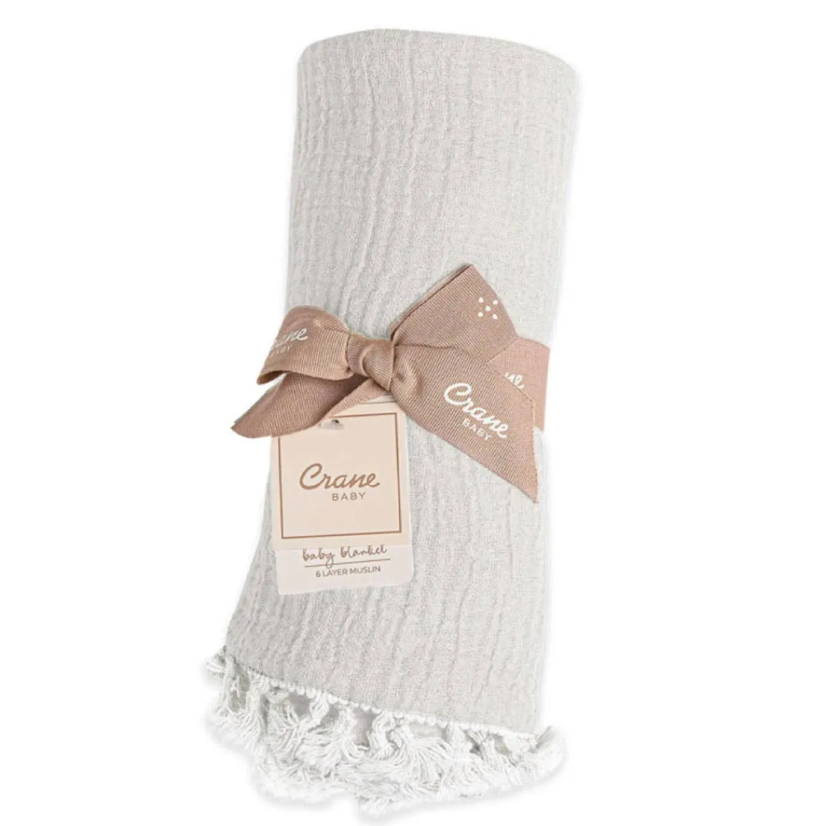 Blankets-Crane Baby 6-Layer Muslin Blanket