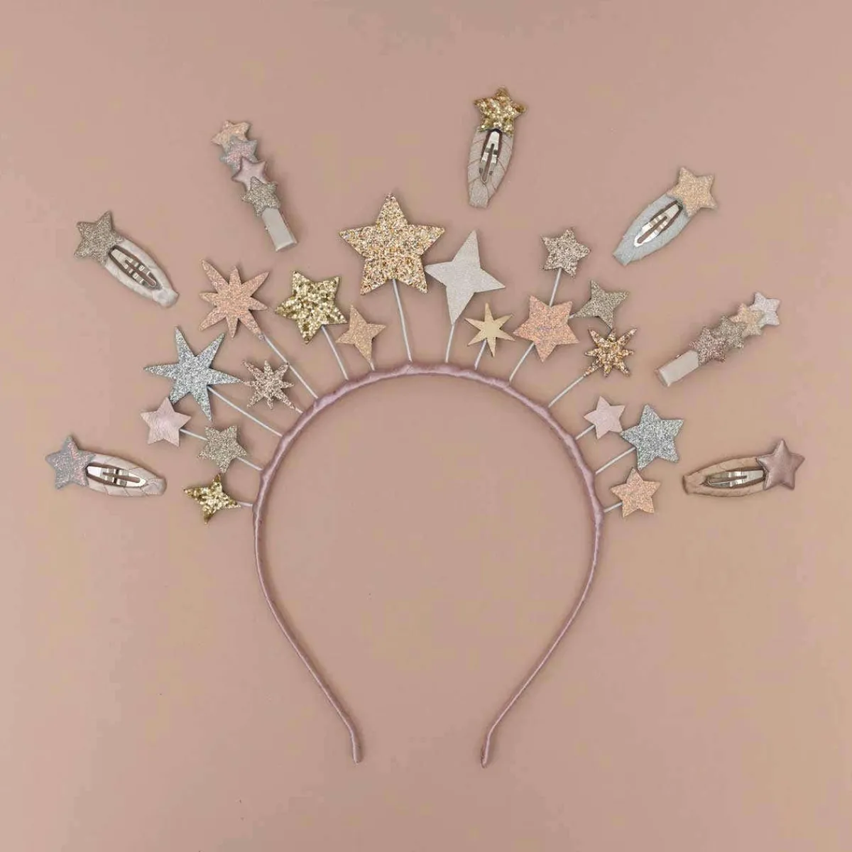Hair Accessories-Mimi & Lula Layered Star Clips