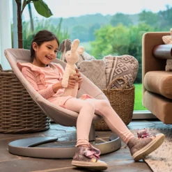 Swings-Nuna LEAF Grow Swing with Toy Bar