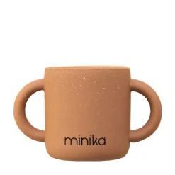 Kids Drinkware|Sippy Cups + Straw Cups-Minika Learning Cup with Handles