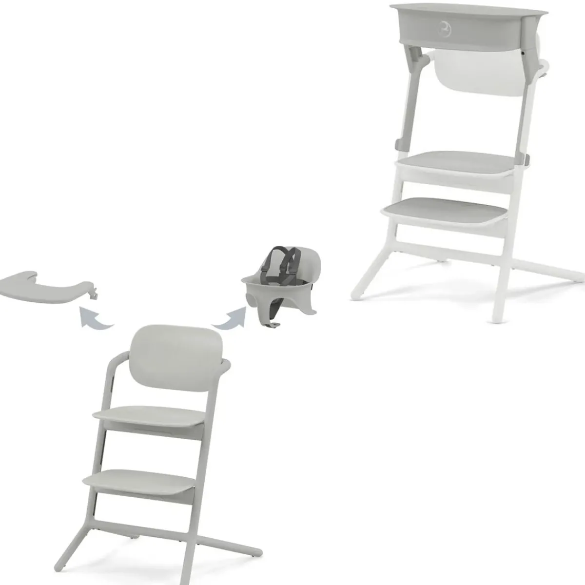 High Chairs & Boosters-Cybex LEMO 3-in-1 High Chair + LEMO Training Tower Set