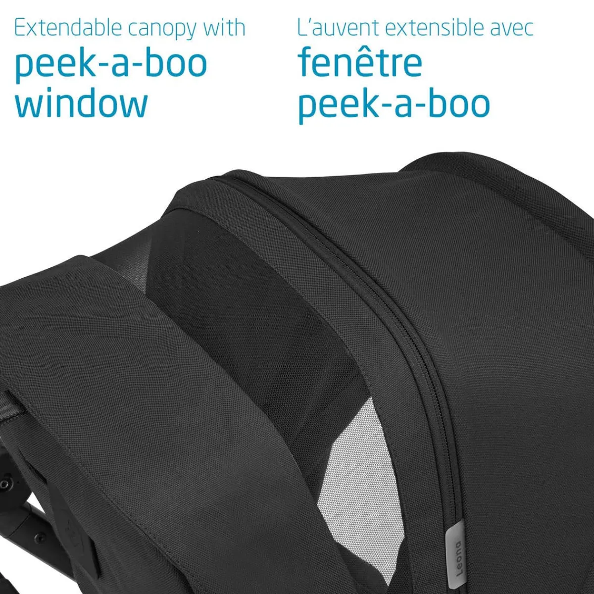 Travel Strollers-Maxi-Cosi Leona Ultra Compact Stroller Essential Black