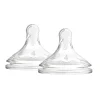 Nipples + Bottle Accessories-Dr. Brown's Level 4 Wide Neck Silicone Nipple (2 Pack)