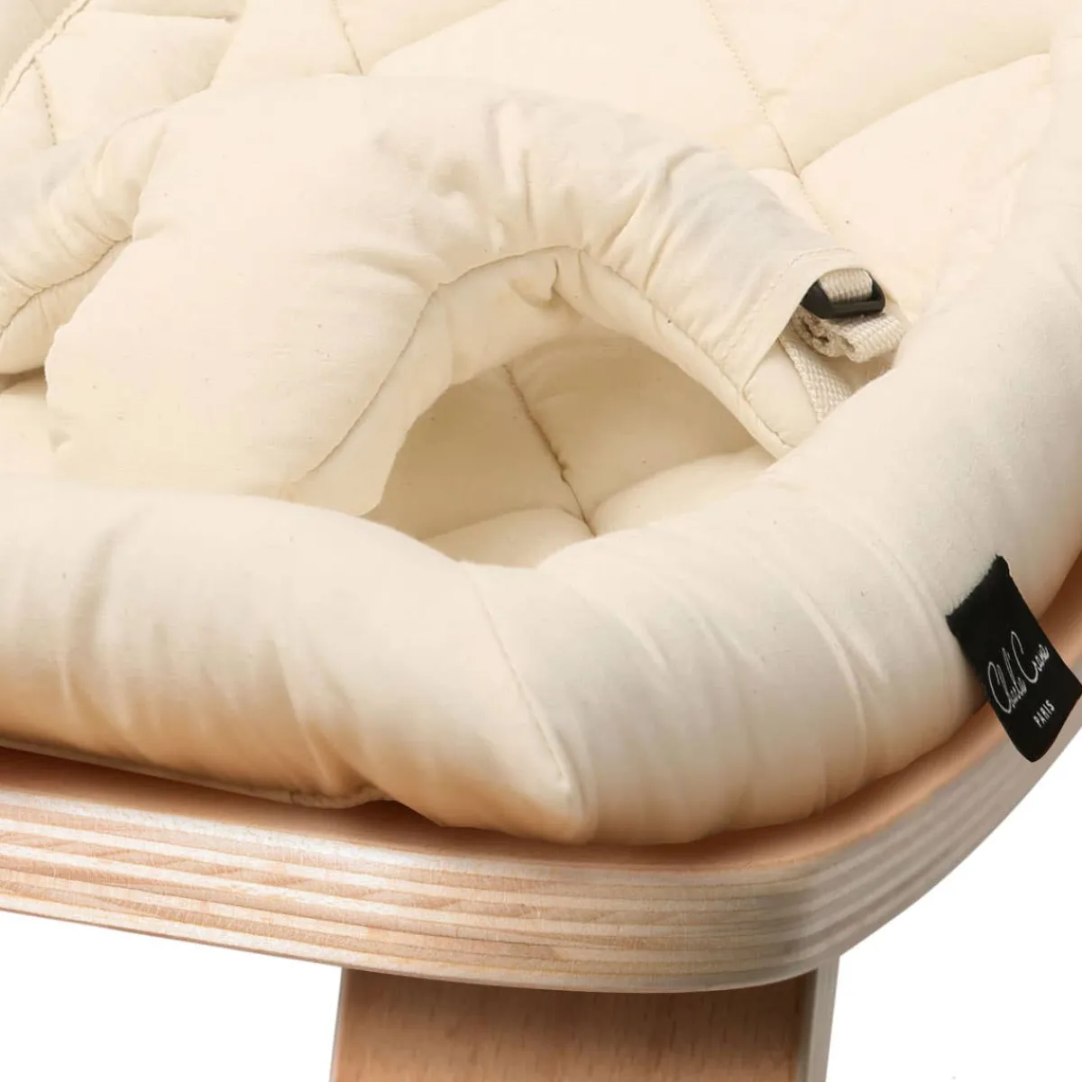 Kids Sofas + Armchairs|Bouncers-Charlie Crane LEVO Beech Baby Rocker