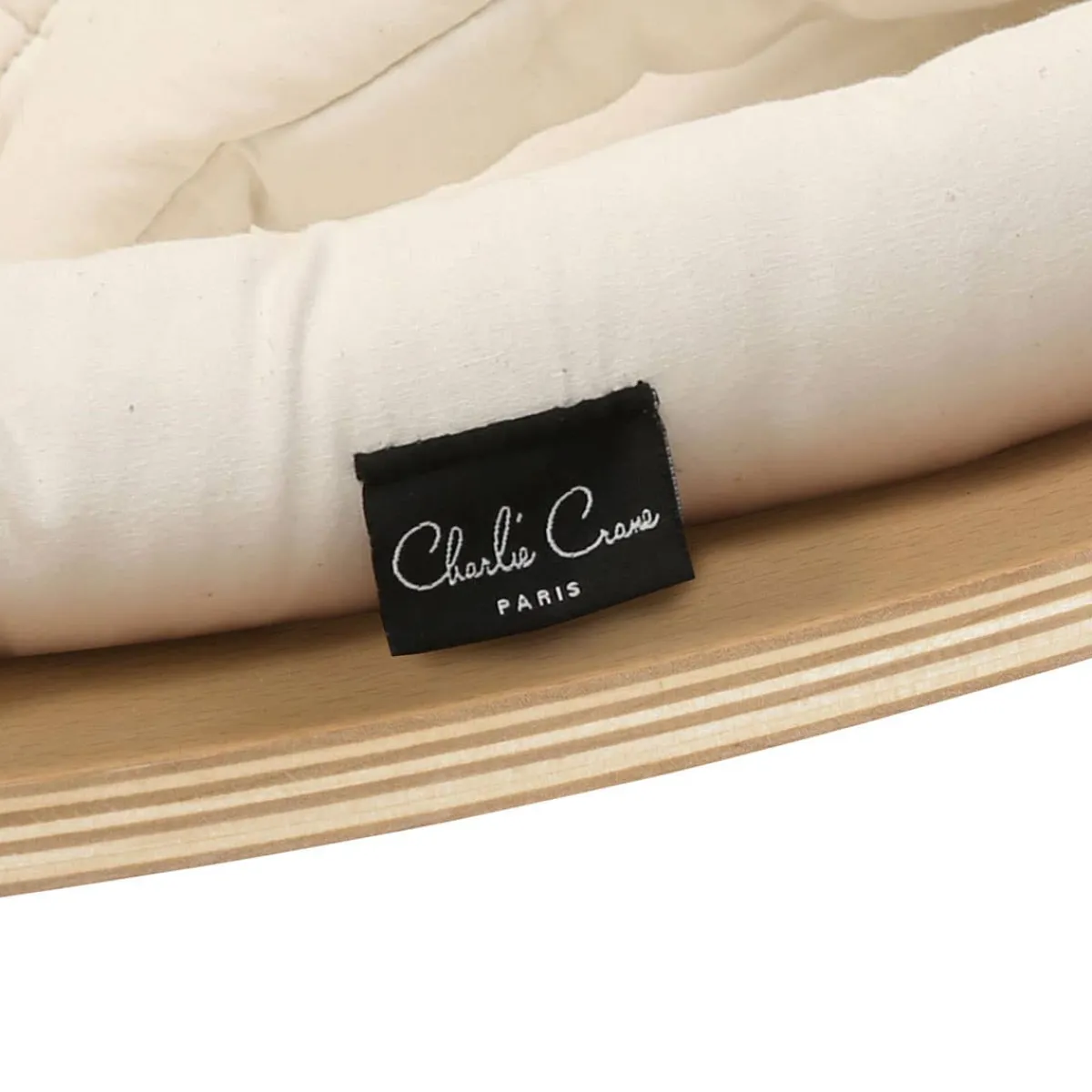 Kids Sofas + Armchairs|Bouncers-Charlie Crane LEVO Beech Baby Rocker