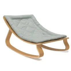 Kids Sofas + Armchairs|Bouncers-Charlie Crane LEVO Beech Baby Rocker