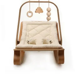 Bouncers-Charlie Crane LEVO Walnut Activity Arch