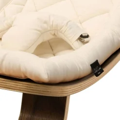 Kids Sofas + Armchairs-Charlie Crane LEVO Walnut Baby Rocker