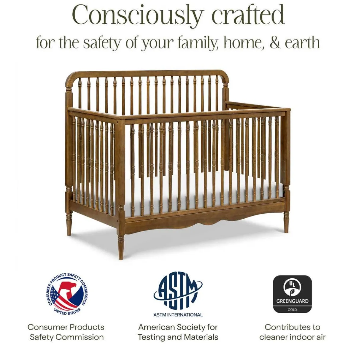 Convertible Cribs-Namesake Liberty 4-in-1 Crib
