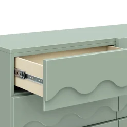 Dressers-Babyletto Lido Wave 6 Drawer Dresser