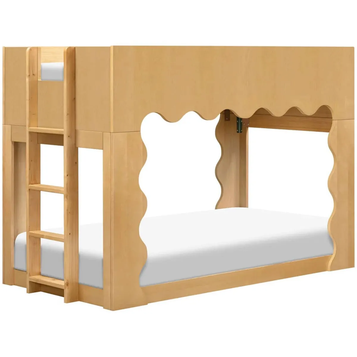 Soft Soles|Perforated Sneakers-Babyletto Lido Wave Convertible Bunk Bed