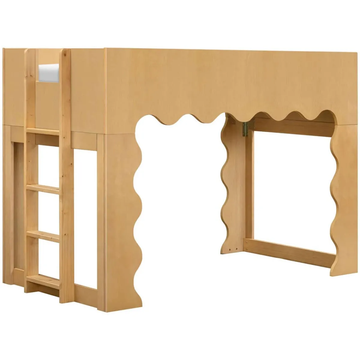 Soft Soles|Perforated Sneakers-Babyletto Lido Wave Convertible Bunk Bed