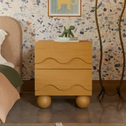 Wck Exclusive Furniture|Nightstands-Babyletto Lido Wave Night Stand
