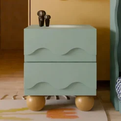 Wck Exclusive Furniture|Nightstands-Babyletto Lido Wave Night Stand