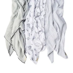 Blankets|Sleep Sacks + Wraps-Pehr Life Aquatic Swaddle