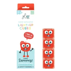 Bath Toys-Glo Pals Light-Up Cubes (4 Pack)