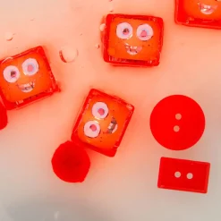 Bath Toys-Glo Pals Light-Up Cubes (4 Pack)