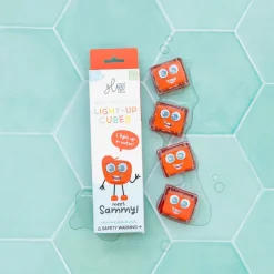 Bath Toys-Glo Pals Light-Up Cubes (4 Pack)