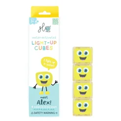 Bath Toys-Glo Pals Light-Up Cubes (4 Pack)
