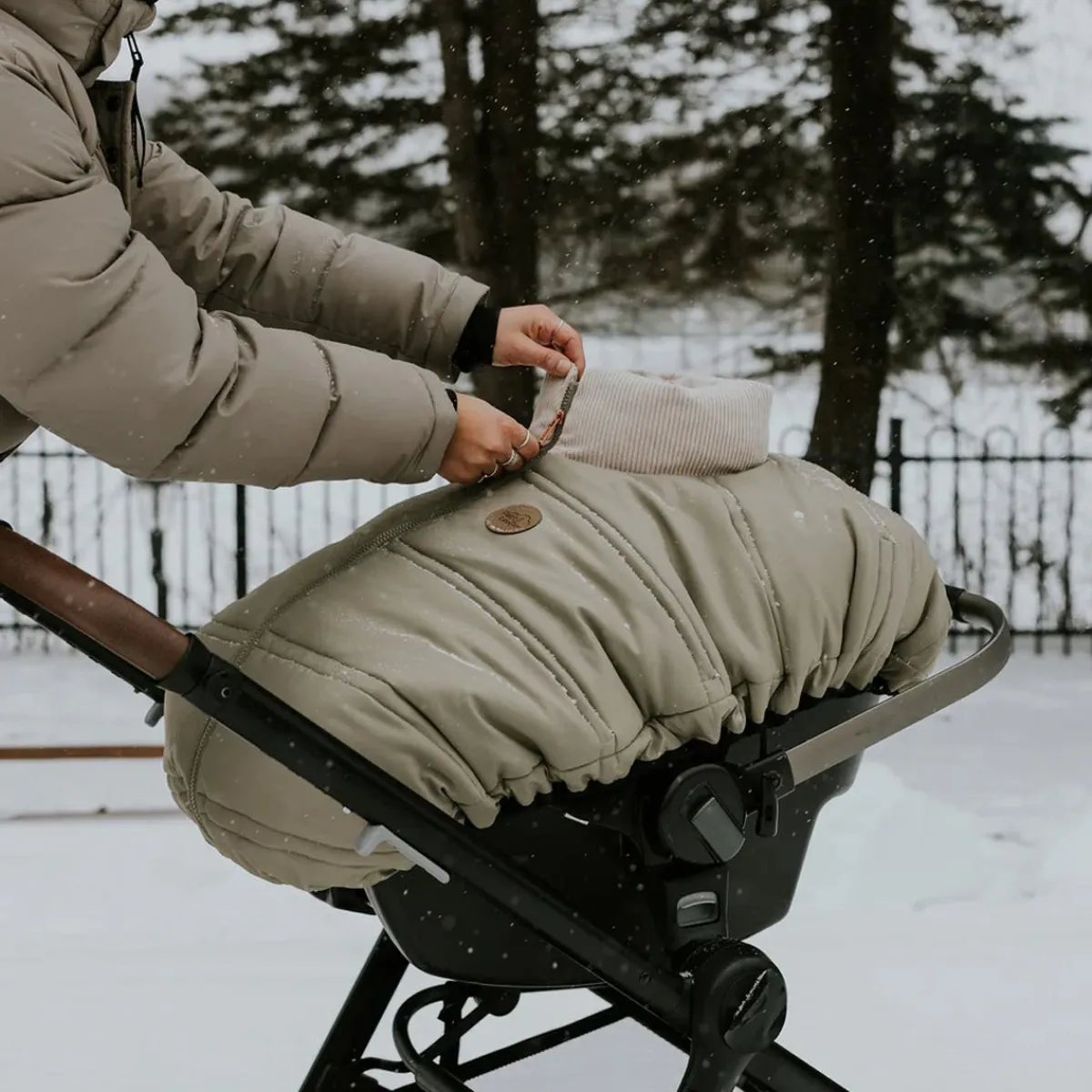 Car Seat Accessories-Petit Coulou Lightweight Car Seat Cover