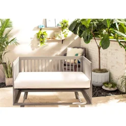 Crib Mattresses-Naturepedic Lightweight Classic Seamless Mattress 2-Stage