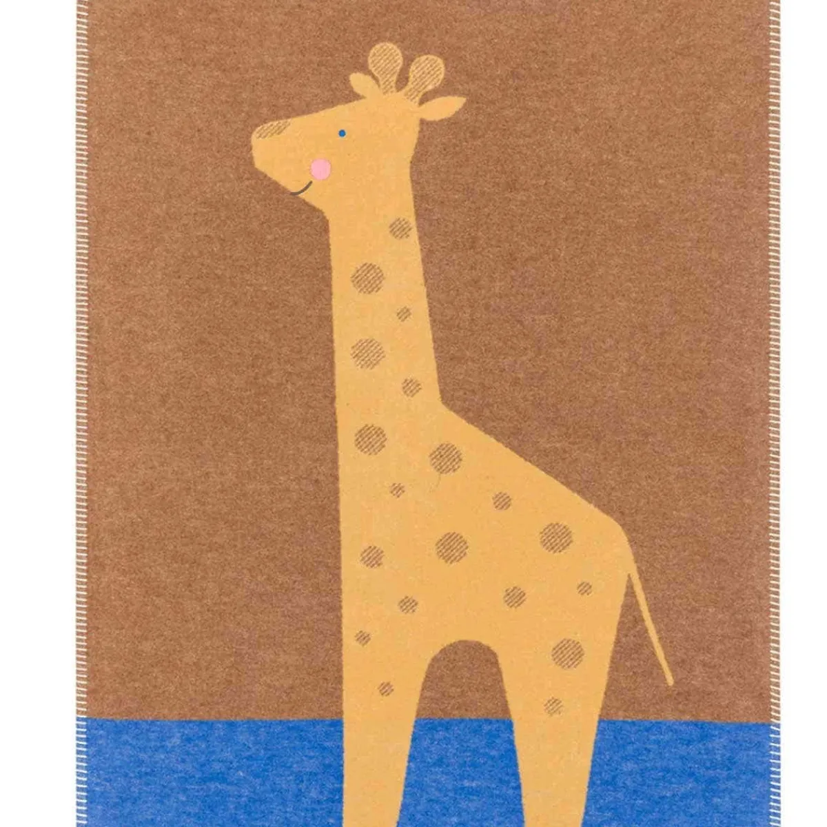 Blankets-David Fussenegger Lili Emboridered Griaffe (90x70)