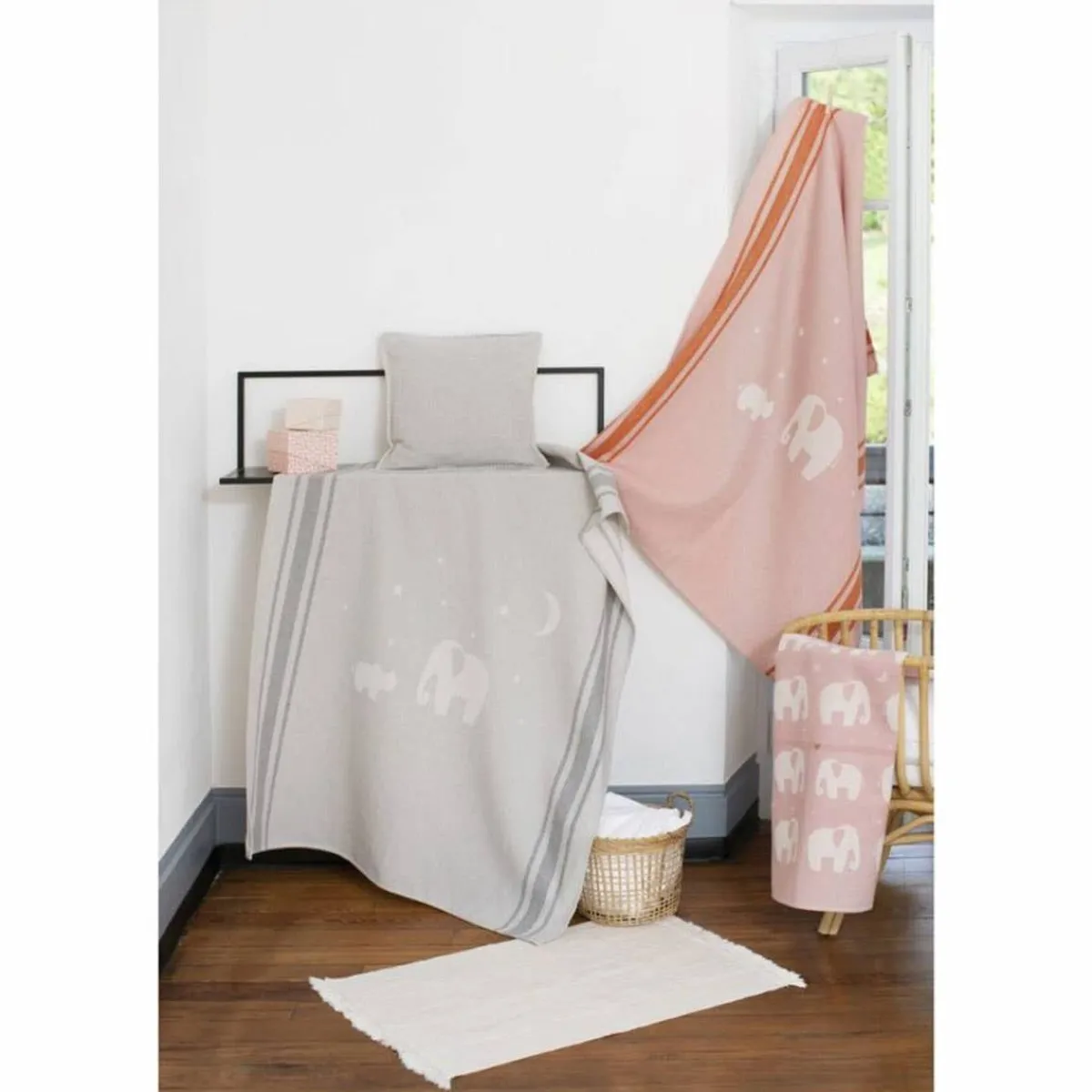 Blankets-David Fussenegger Lima Elephants Allover