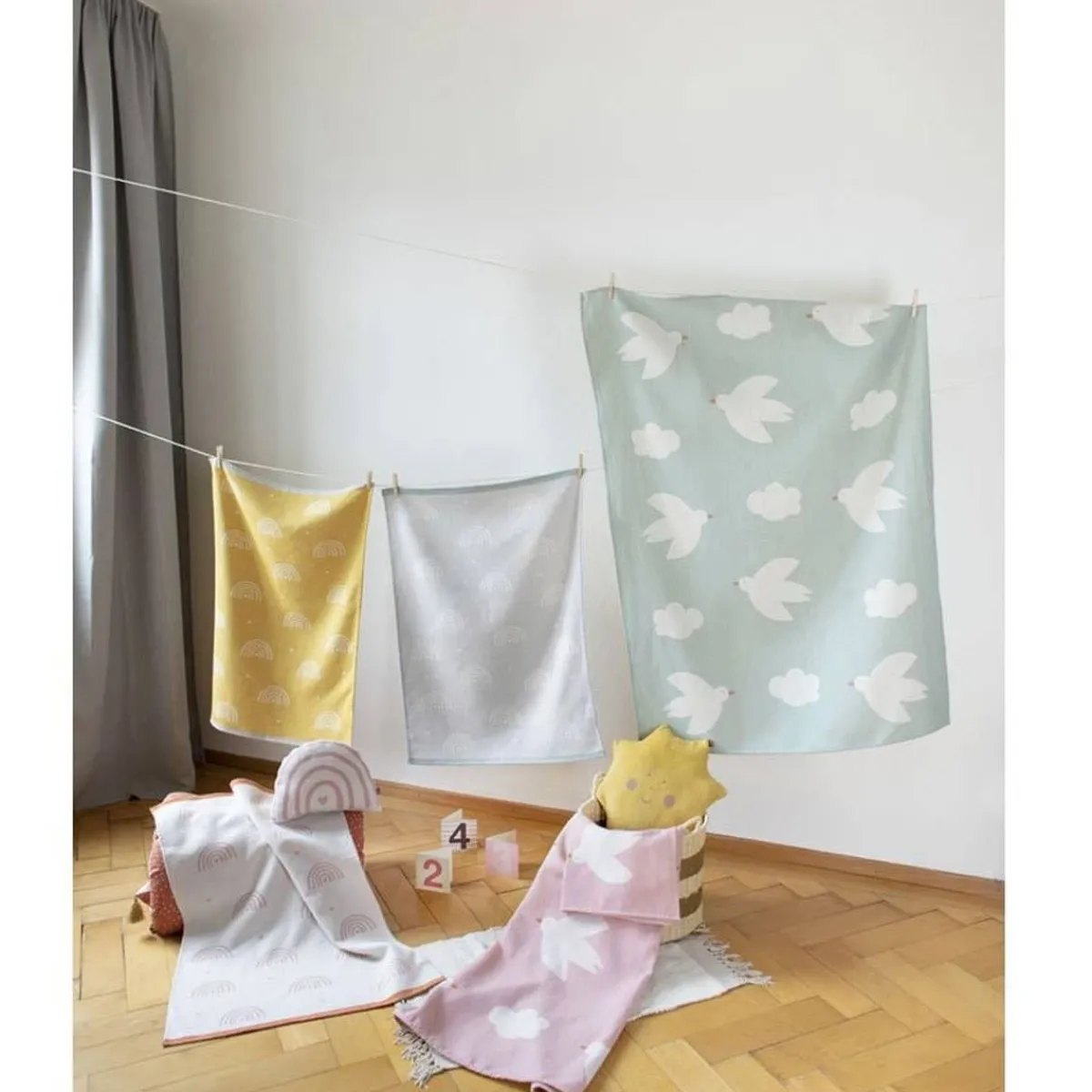 Blankets-David Fussenegger Lima Rainbows Allover