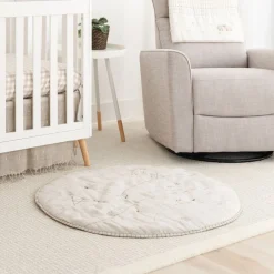 Rugs|Play Mats-Crane Baby Linen Playmat