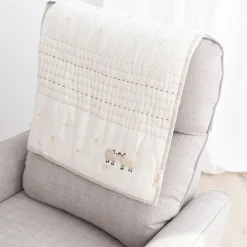 Blankets-Crane Baby Linen Quilted Blanket