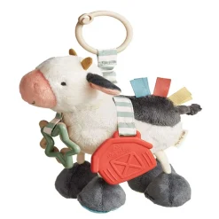 Stroller Toys|Plush Rattles + Teethers-Itzy Ritzy Link & Love Activity Plush Silicone Teether Toy