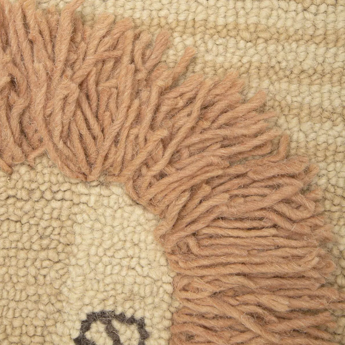 Rugs-Crane Baby Lion Shape Wool Rug