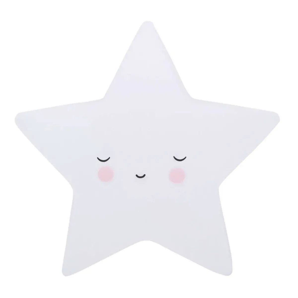 Lighting-A Little Lovely Company Little Light Sleeping Star White