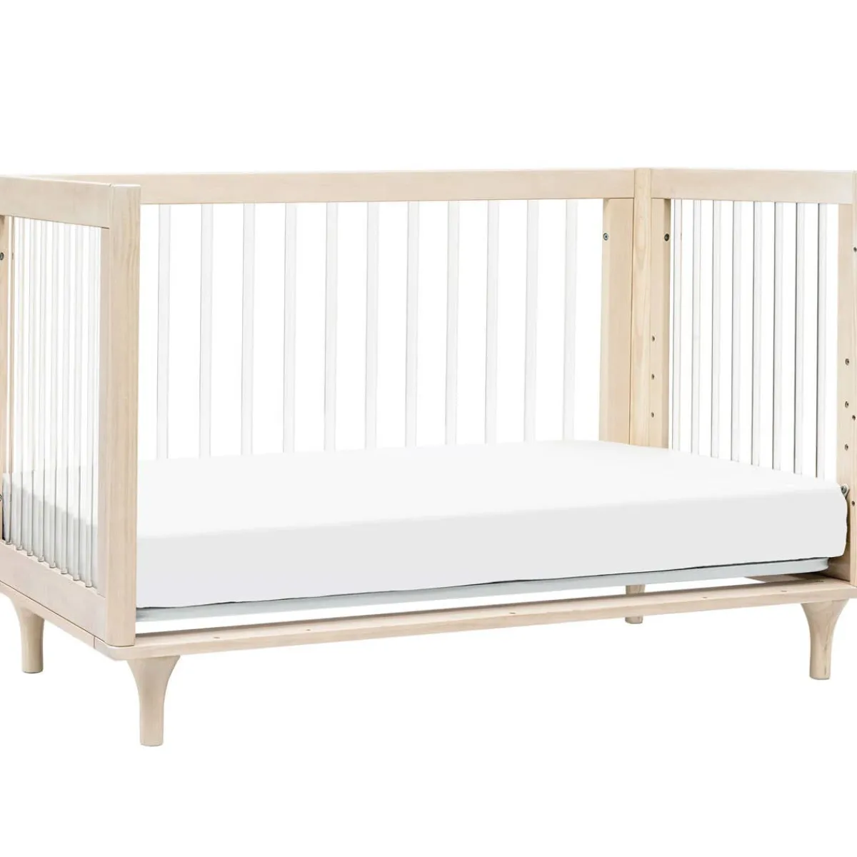 Convertible Cribs-Babyletto Lolly 3-in-1 Acrylic Crib