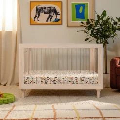 Convertible Cribs-Babyletto Lolly 3-in-1 Acrylic Crib