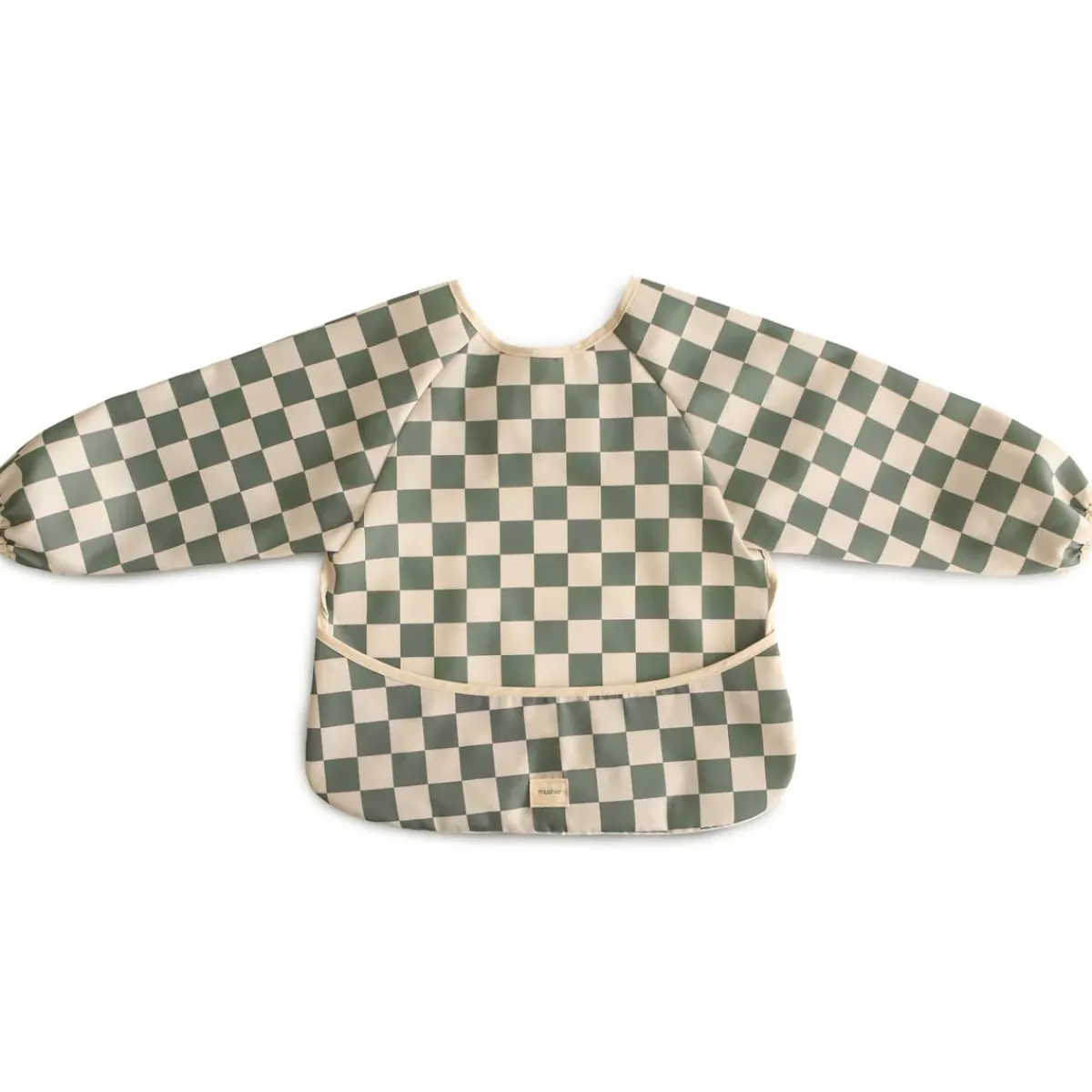 Bibs + Burps-Mushie Long Sleeve Bib